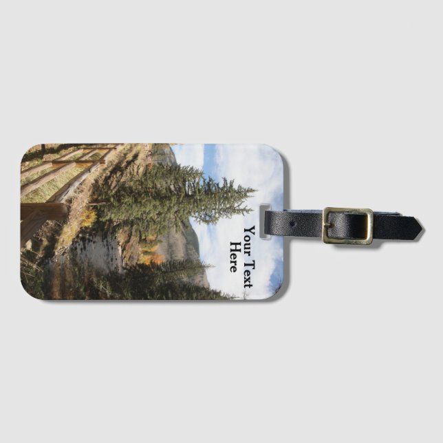 Fall in Aspen Luggage Tag (Front Horizontal)