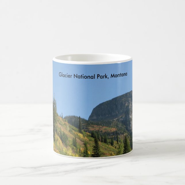 Fall in Glacier National Park, Montana Mug (Center)
