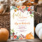 Fall in love autumn floral rustic bridal shower