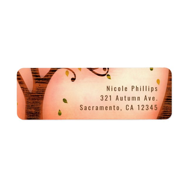 Fall in love Autumn Whimsical Custom Invitation (Front)