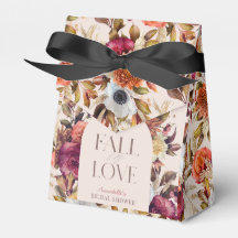 Fall in Love Autumn Wreath Arch Pink Bridal Shower