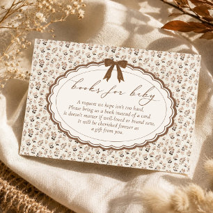 Fall In Love Baby Shower Books For Baby Enclosure Card