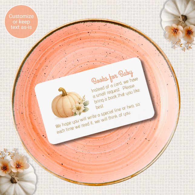 Fall in Love Baby Shower Enclosure Cards (Creator Uploaded)