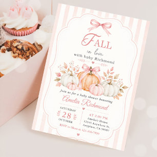 Fall in Love Baby Shower Invitation