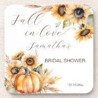 Fall in love boho pumpkin sunflowers favours