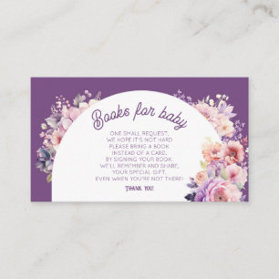 Fall in love Books for baby ticket  Enclosure Card