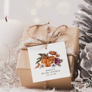 Fall In Love Bridal Shower Favour Tags