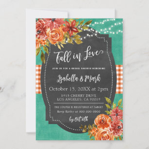 Fall in Love Bridal Shower Invitation