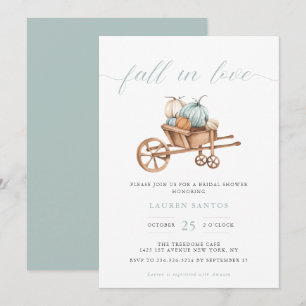 Fall in Love - Bridal Shower   Invitation