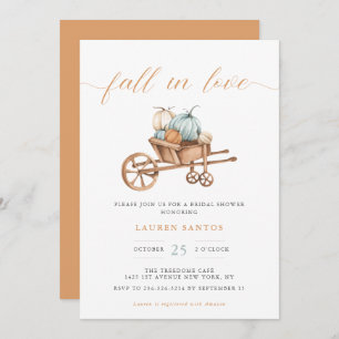Fall in Love - Bridal Shower   Invitation