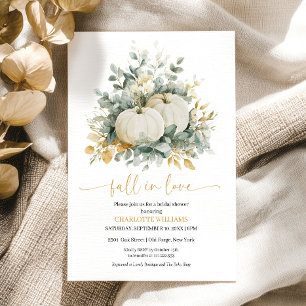 Fall In Love Bridal Shower Invitation