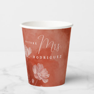 Fall in Love Bridal Shower Paper Cup – Personalise