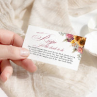 Fall In Love Bridal Shower Recipe For The Bride