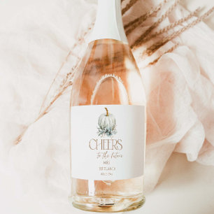 Fall In Love Bridal Shower Sparkling Wine Label