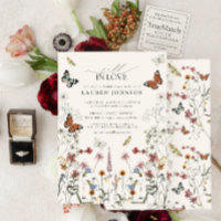 Fall In Love Butterflies Boho Bridal Shower
