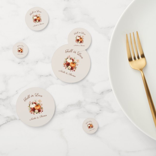 Fall in Love Confetti, Fall in Love Wedding Confetti (Group)