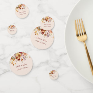 Fall in Love Confetti, Fall in Love Wedding Confetti