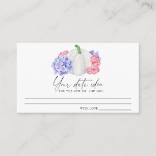 Fall in love - Date night ideas \ Date jar Enclosure Card