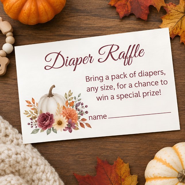 Fall in Love Diaper Raffle Insert (Creator Uploaded)