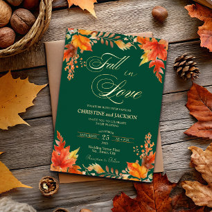 Fall in Love Elegant Boho Floral Wedding Gold