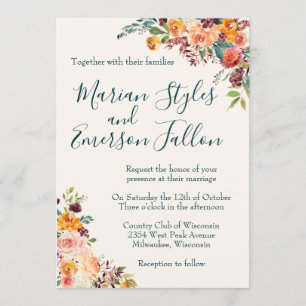 Fall in Love Invitation