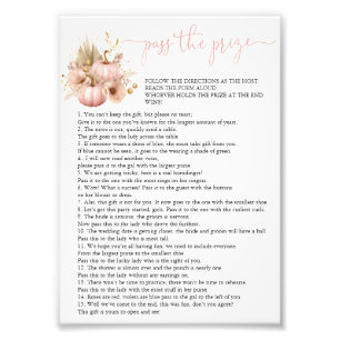 Fall in Love  Pass the Prize Bridal Shower Game Photo Print