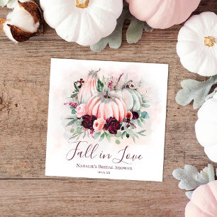 Fall in Love Pumpkin Napkin