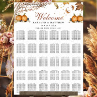 Fall in Love Pumpkin Rustic Fall Wedding 30 Table
