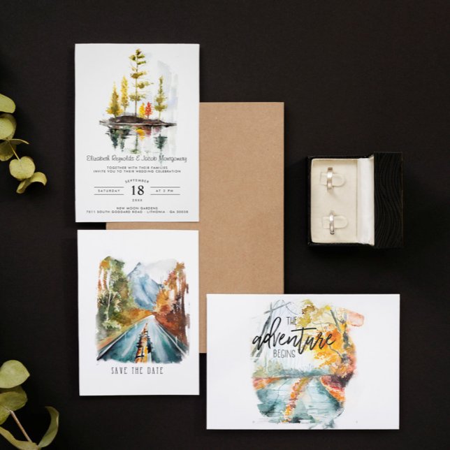 Fall in Love | Rustic Autumn Wedding Invitation (Creator Uploaded)