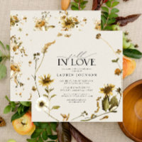 Fall in Love Rustic Sunflower Bridal Shower