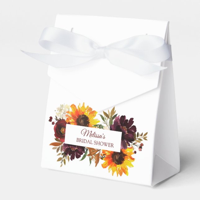 Fall in Love Tent Favour Box (Front Side)