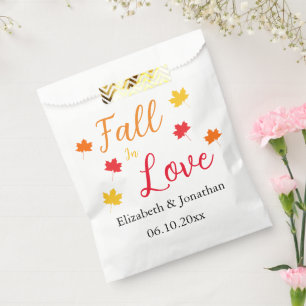 Fall In Love Wedding Favour Bags