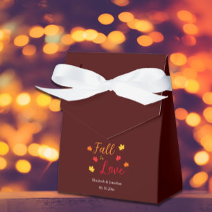 Fall In Love Wedding Favour Box