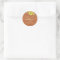 Fall in Love Wedding Favour Classic Round Sticker