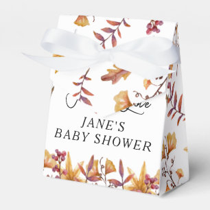 Fall in Love White Pumpkin Baby Shower Favour Box