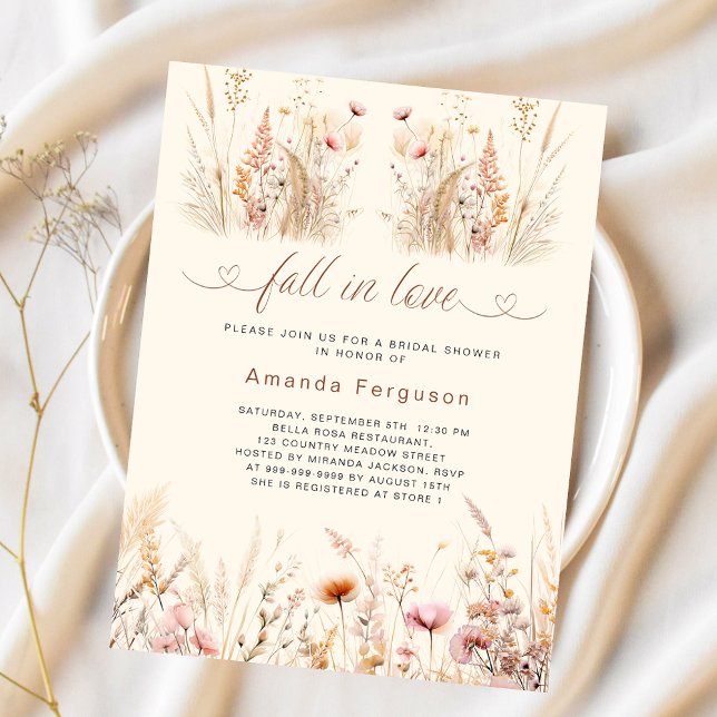 Fall in love wildflower boho budget Bridal Shower (Creator Uploaded)