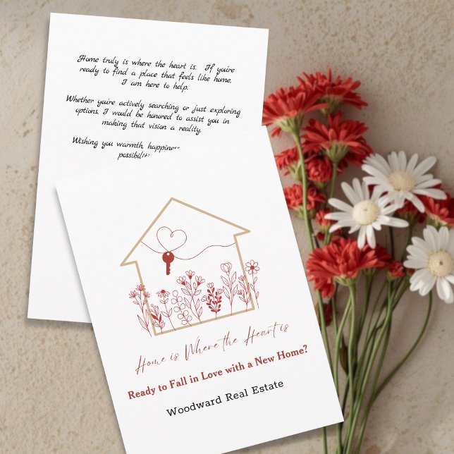 Fall in Love with a New Home? | Realtor Mailers  Card (Creator Uploaded)