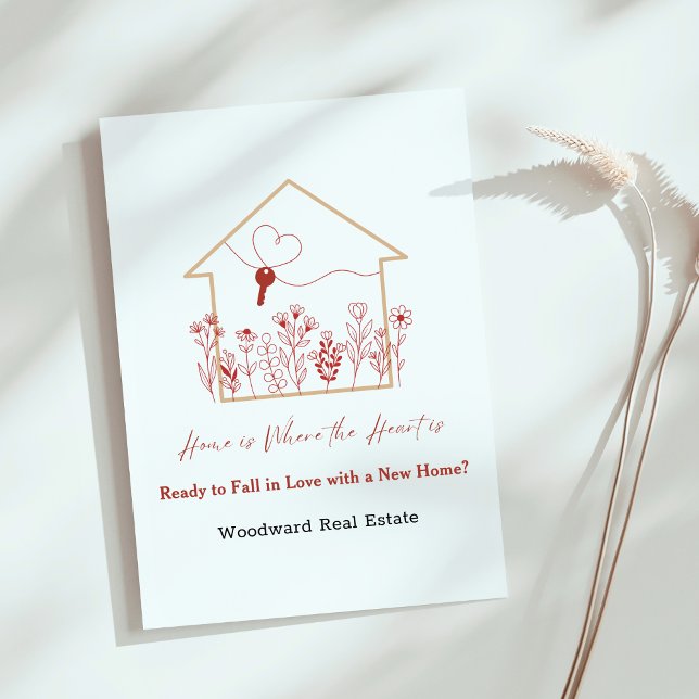 Fall in Love with a New Home? | Realtor Mailers  Card (Creator Uploaded)