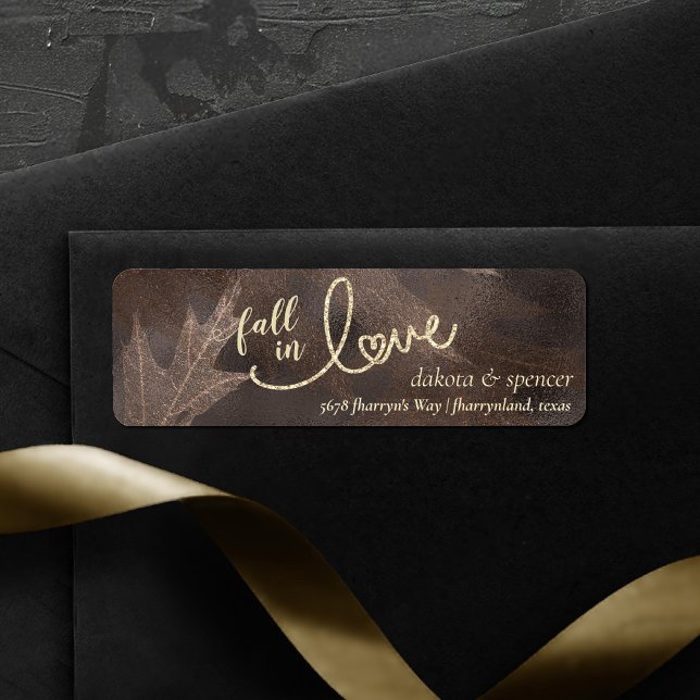 Fall in Love with Autumn | Brown and Gold Address (Creator Uploaded)