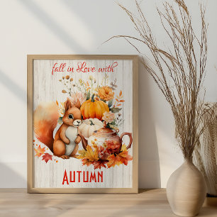 Fall in Love with Autumn – Cosy Fall Poster
