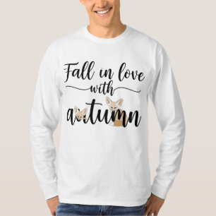 Fall in Love with Autumn – Cute Fox Seasonal Desig T-Shirt