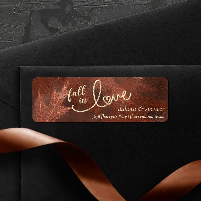 Fall in Love with Autumn | Rustic Wedding Address (Creator Uploaded)