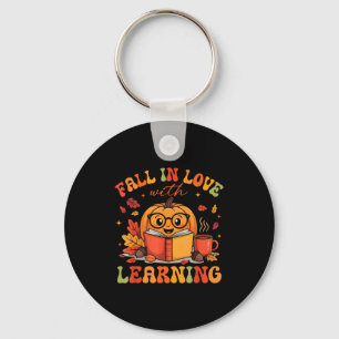 Fall In Love With Learning Autum Thanksgiving Teac Key Ring