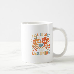 Fall In Love With Learning Autumn Pumpkin Teacher Coffee Mug