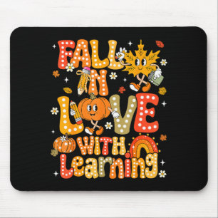 Fall In Love With Learning Autumn Thanksgiving Pum Mouse Pad