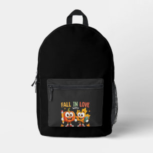 Fall in Love with Learning Teaching School  Printed Backpack