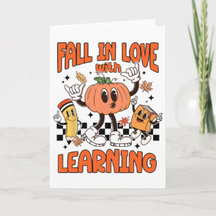 Fall In Love With Learning Thanksgiving Teacher Ki Card