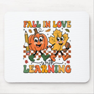 Fall In Love With Learning Thanksgiving Teacher St Mouse Pad