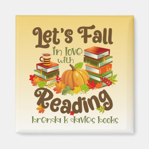 Fall in Love With Reading Brenda K Davies Books Magnet
