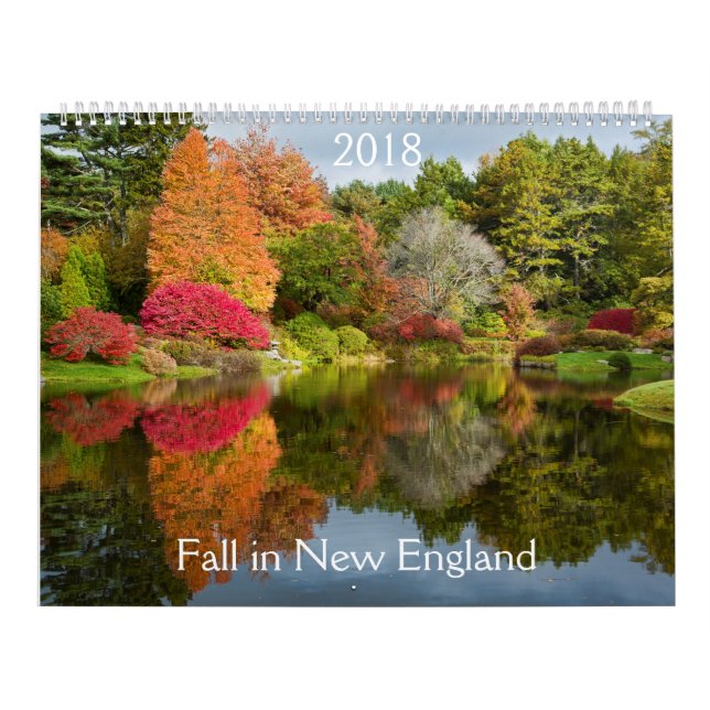 Fall in New England Calendar (Cover)